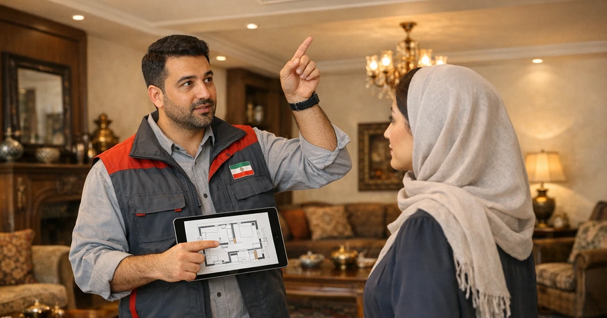 روش سرانگشتی انتخاب ظرفیت داکت اسپلیت برای متراژهای مختلف